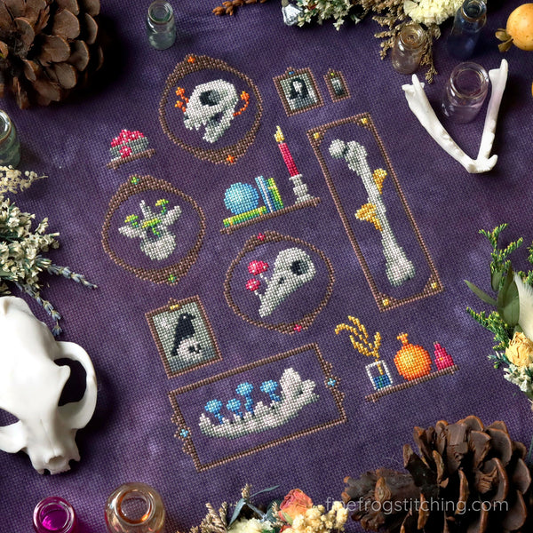 Femurs and Fungi by Fine Frog Stitching