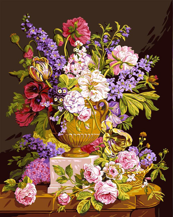 Bouquet Ancien - Tapestry Canvas by Grafitec 12311