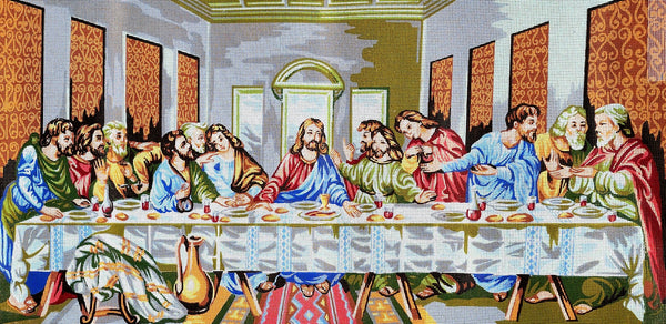 Last Supper - Tapestry Canvas by Collection D'Art 13901