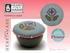Pocket Round Flower by Heart In Hand Needleart