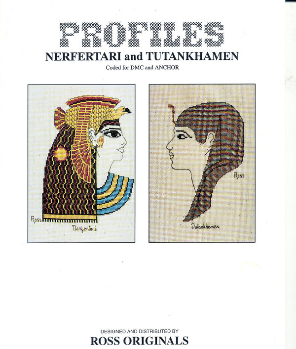 Profiles - Nerfertari and Tutankhamen by Graeme Ross