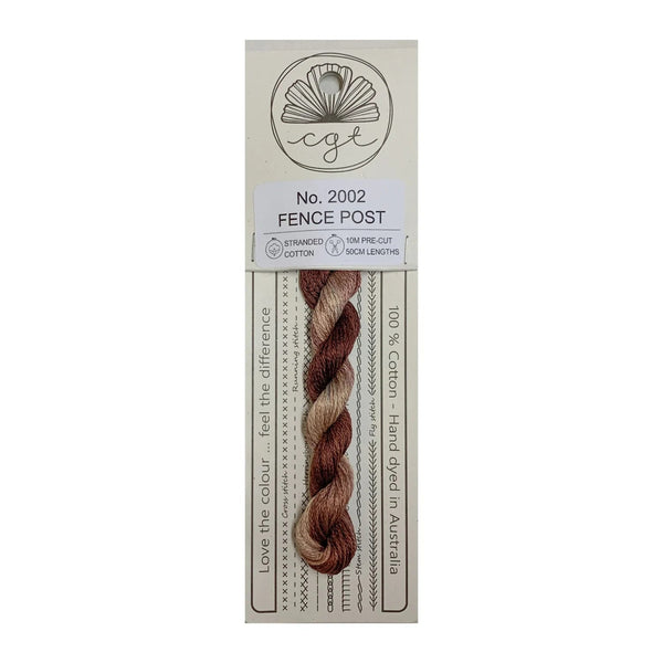 Cottage Garden Threads Stranded Fence Post 2002