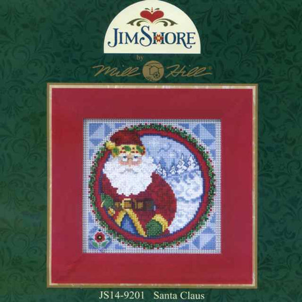 Santa Claus -  Beaded Cross Stitch Kit by Jim Shore for Mill Hill  (JS14-9201)