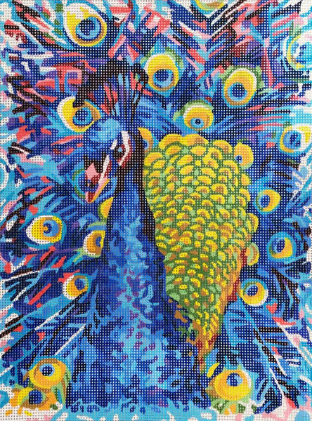 Peacock - Tapestry Canvas by Collection D'Art 10508