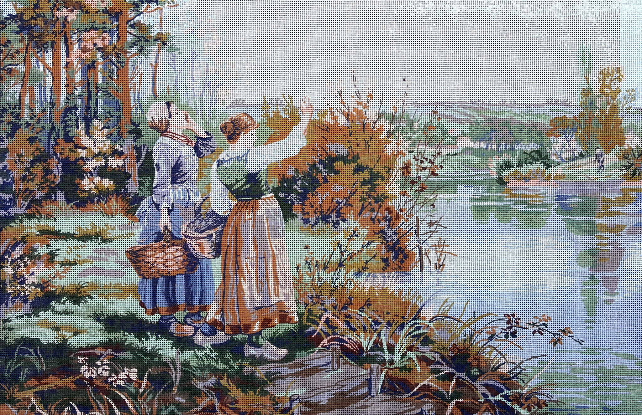 Calling the Ferryman - Tapestry Canvas by Collection D'Art 14261 ...