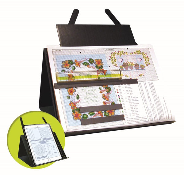 Prop-It Magnetic Needlework Chart Holder with Magnifier by S.A. Richards Inc. 2165