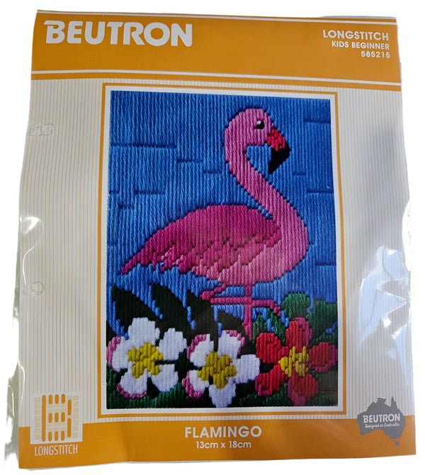 Flamingo Longstitch Kit 585215 by Beutron