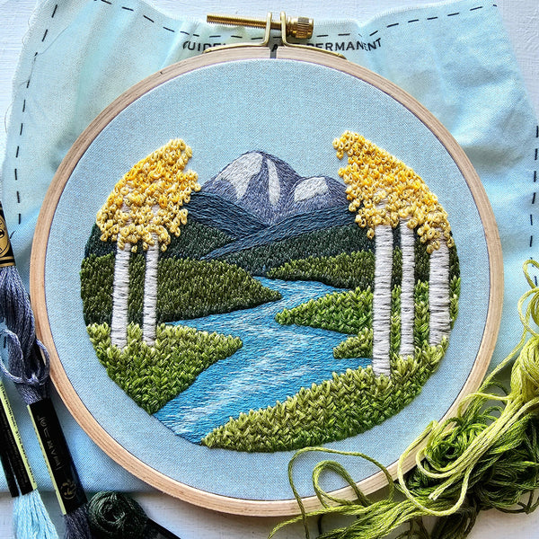 Aspen Vista Embroidery Kit by Jessica Long