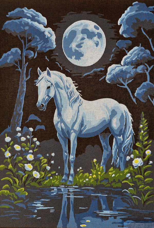 Horse Tapestry Canvas by Gobelin L 14.895