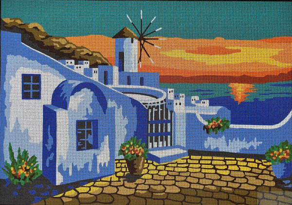 Santorini Tapestry Canvas by Gobelin L 14.896
