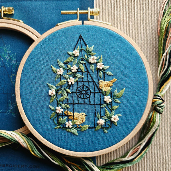 Fly Free Embroidery Kit by Jessica Long