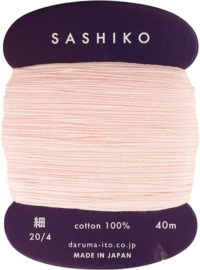 Sashiko Thin Thread 40m - Cherry Blossom 209
