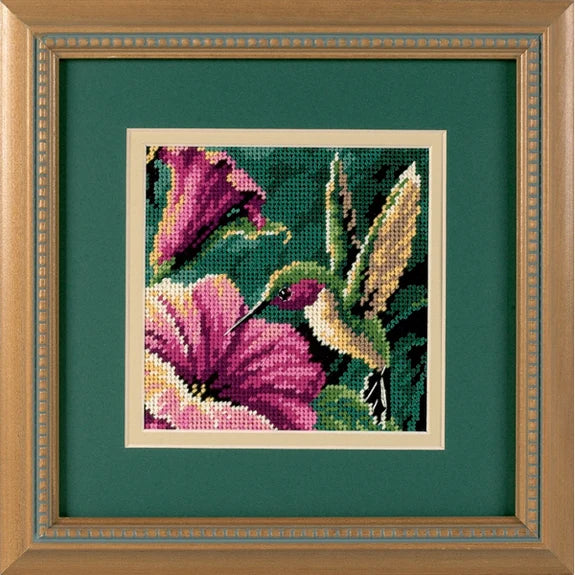 Hummingbird Drama Needlepoint Kit 07210 by Dimensions