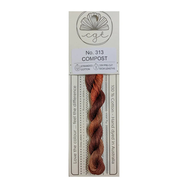 Cottage Garden Threads Stranded Compost 313