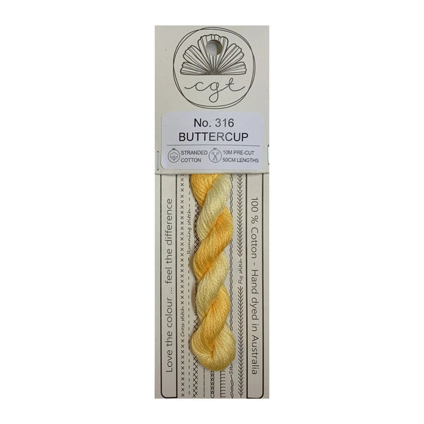 Cottage Garden Threads Stranded Buttercup 316