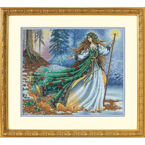 Woodland Enchantress Cross Stitch Kit 35173 Gold Collection by Dimensions