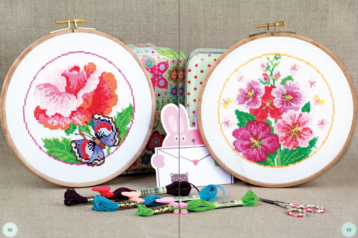 Model Stitcher Cross Stitch Flower Models by Lesley Teare – Stitchers' Corner Australia