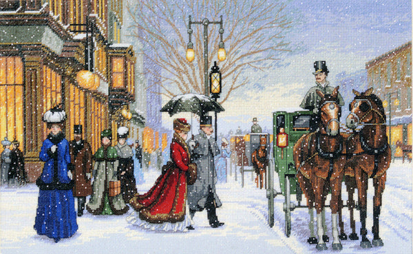 Alan Maley's Gracious Era Cross Stitch Kit 3821 Gold Collection by Dimensions