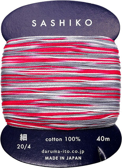 Sashiko Thread Thin Variegated 403 - Morning Glory