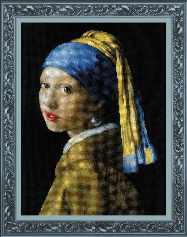 Girl with a Pearl Earring after J. Vermeer's Painting Cross Stitch Kit by Riolis Premium 100/063