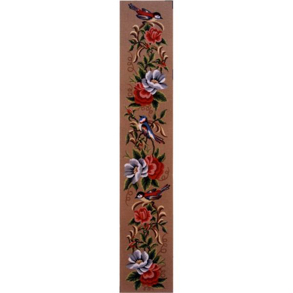 Birds and Flowers Bell Pull Tapestry Canvas by Gobelin L 45.252