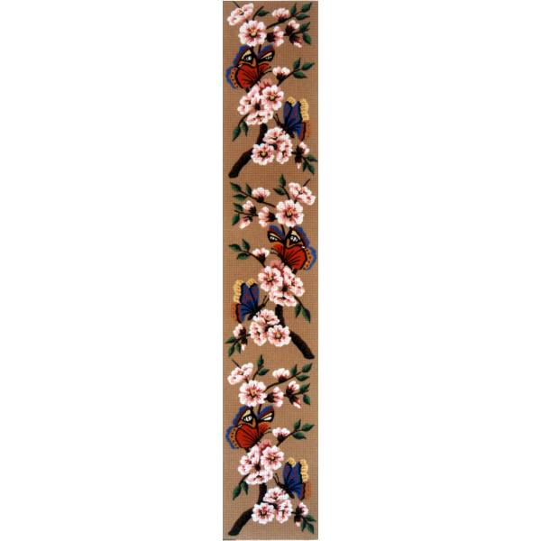 Butterflies and Flowers Bell Pull Tapestry Canvas by Gobelin L 45.253