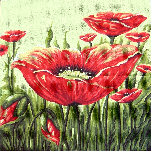 Flowers - Tapestry Canvas by Gobelin 46.377