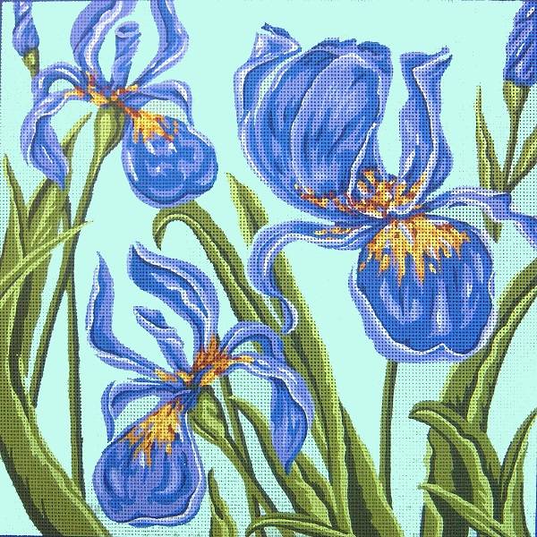 Flowers - Tapestry Canvas by Gobelin 46.378
