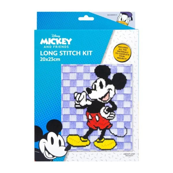 Mickey Long Stitch Kit by Disney Mickey and Friends