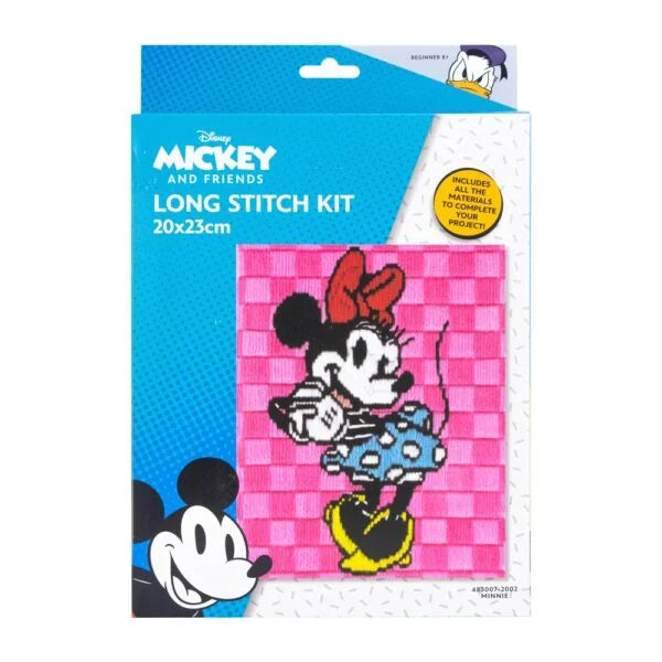 Minnie Long Stitch Kit by Disney Mickey and Friends