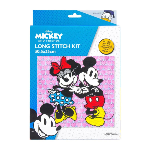 Mickey & Minnie Long Stitch Kit by Disney Mickey and Friends