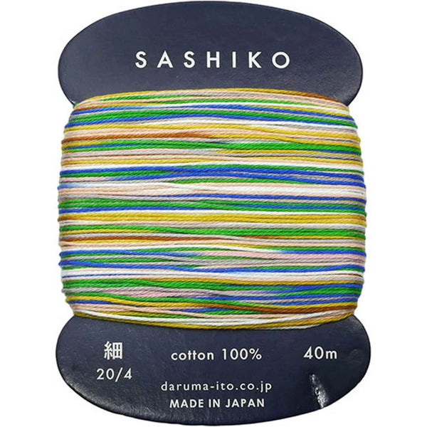 Sashiko Thread Variegated 502 - Paper Tanabata