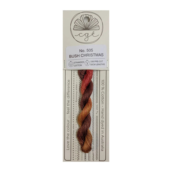 Cottage Garden Threads Stranded Bush Christmas 505