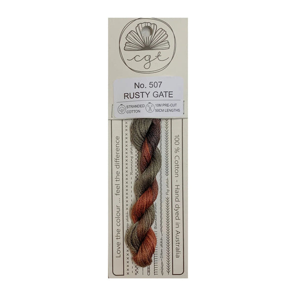 Cottage Garden Threads Stranded Rusty Gate 507