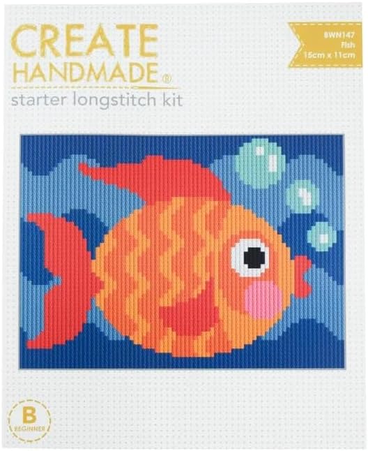Fish Starter Long Stitch Kit BWN147 by Create Handmade