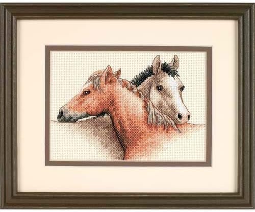 Horse Pals Cross Stitch Kit 65030 by Dimensions