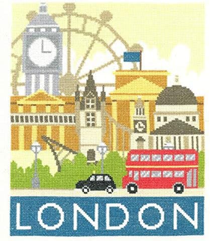 London Cityscapes Cross Stitch Kit by My Cross Stitch DJCS01