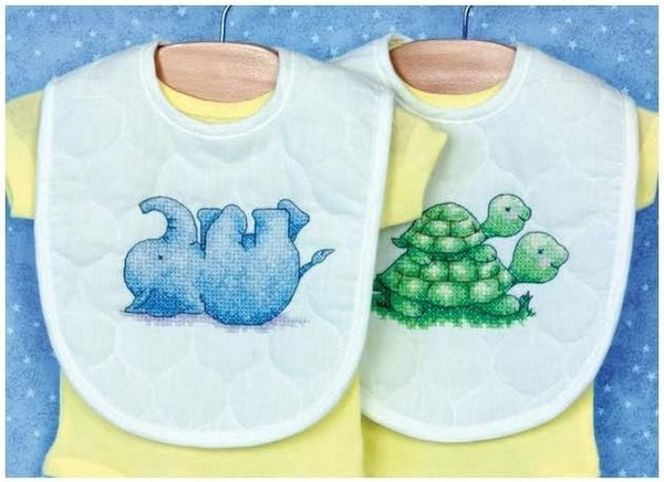 Little Pond Bibs Cross Stitch Kit 70-73698 by Dimensions