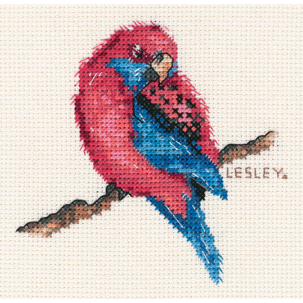 Crimson Rosella Cross Stitch Kit 582113 by DMC