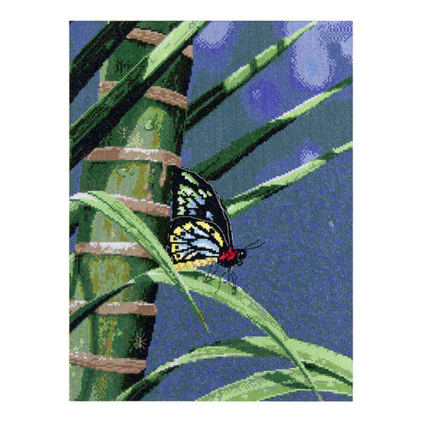 Cairns Birdwing Butterfly Cross Stitch Kit 583102-NJP.007 by Leuts