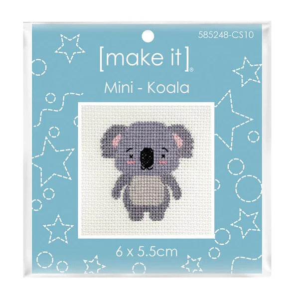 Koala Mini Cross Stitch Kit by Make It 585248-CS10