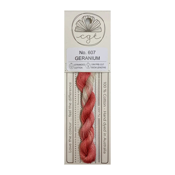 Cottage Garden Threads Stranded Geranium 607
