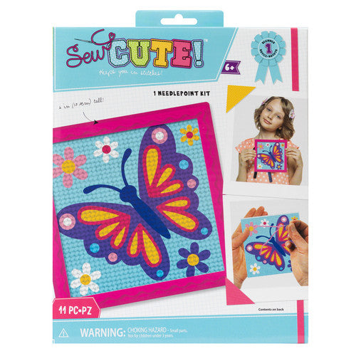 Butterfly Needlepoint Kit by Sew Cute 34007394