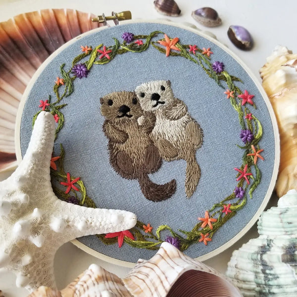 Otterly Adorable Embroidery Kit by Jessica Long