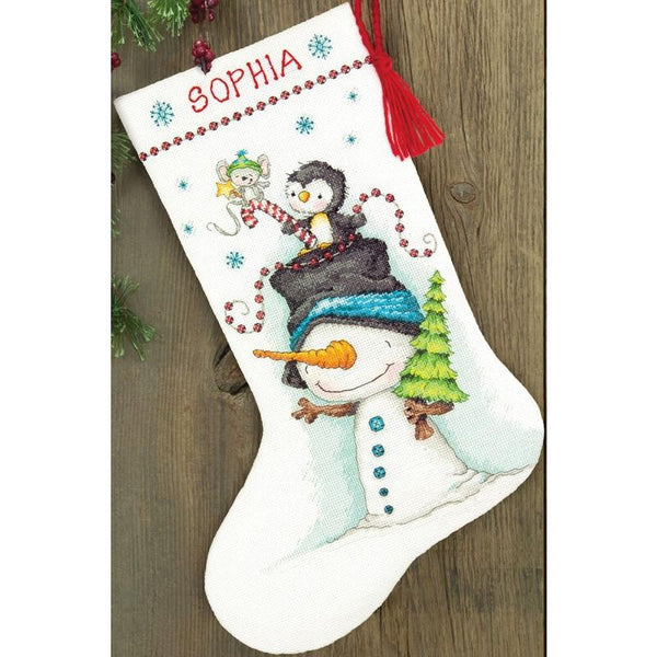 Jolly Trio Stocking Cross Stitch Kit 70-08927 by Dimensions