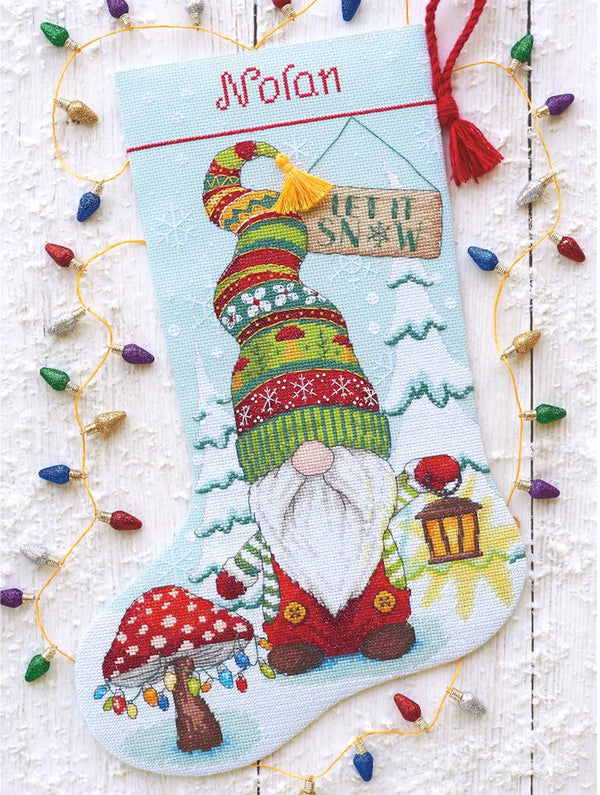 Gnome Stocking Cross Stitch Kit 70-09000 by Dimensions