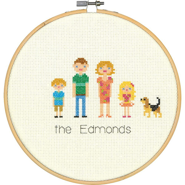 All in the Family Cross Stitch Kit 70-35332 by Dimensions