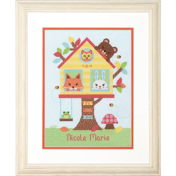 Tree House Birth RecordCross Kit 70-75679 by Dimensions