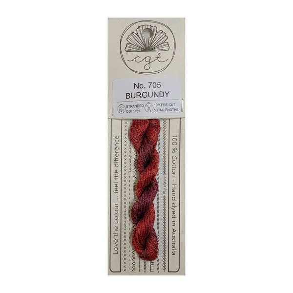 Cottage Garden Threads Stranded Burgundy 705