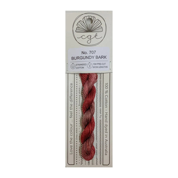 Cottage Garden Threads Stranded Burgundy Bark 707